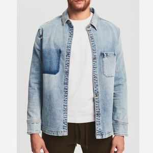 SER.O.YA Marcus Shirt Jacket Size XS Men In Coastline Cotton Blend Long Sleeve